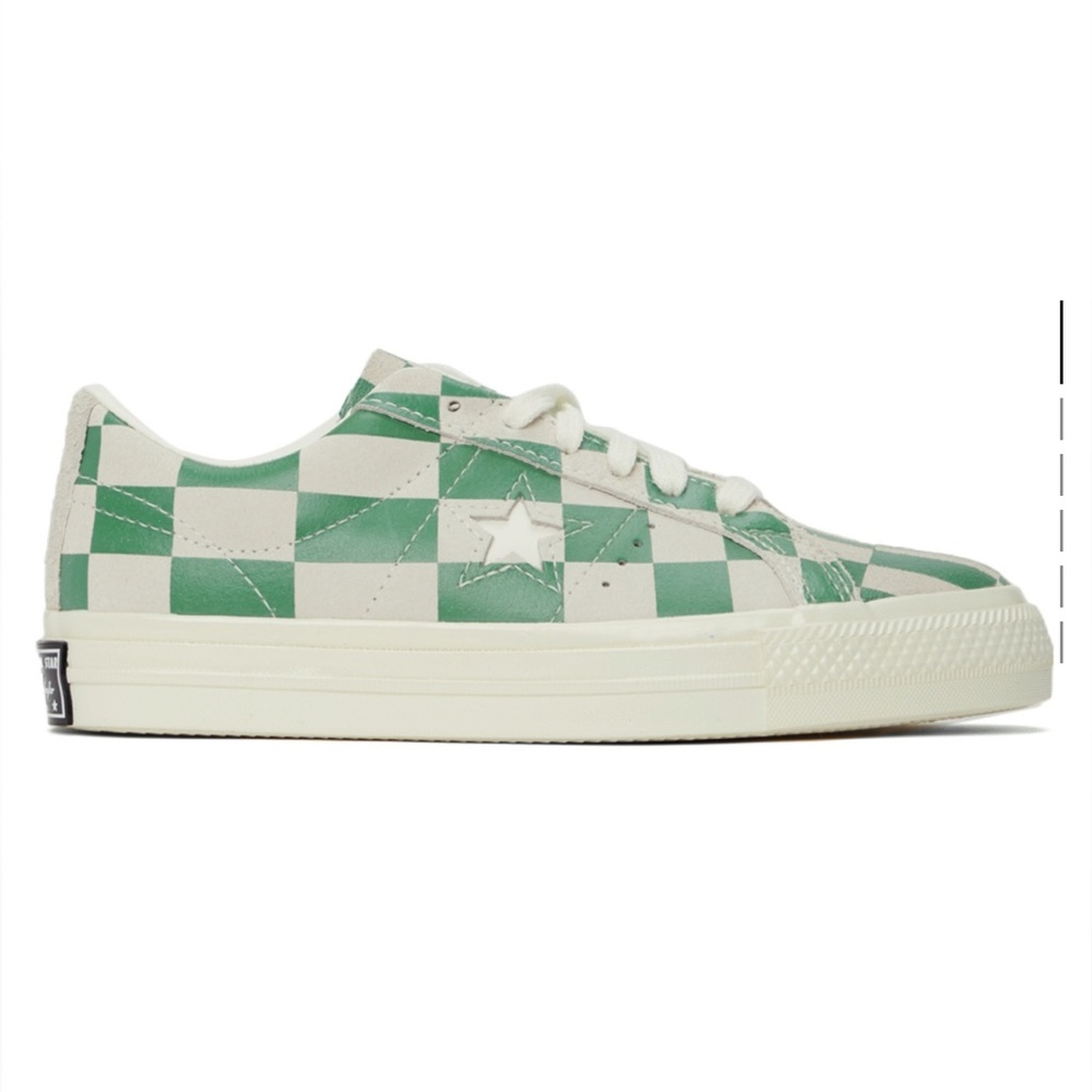 Converse- LIKE NEW- checkered sneakers